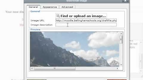 Adding Pictures to Posts in Moodle