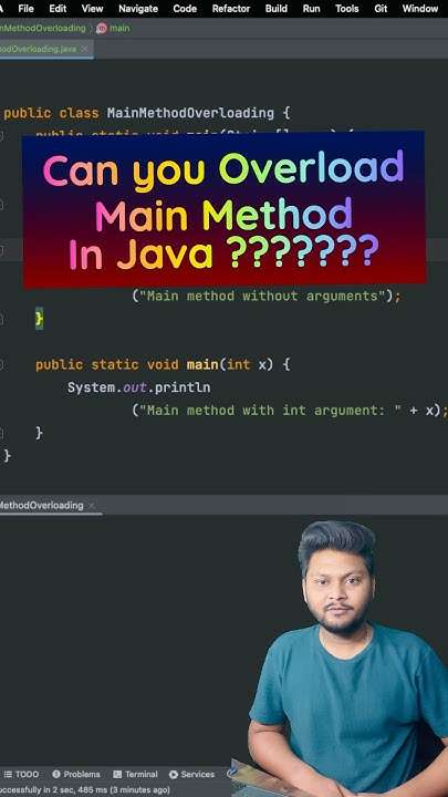 Can we overload main method in #java - YouTube