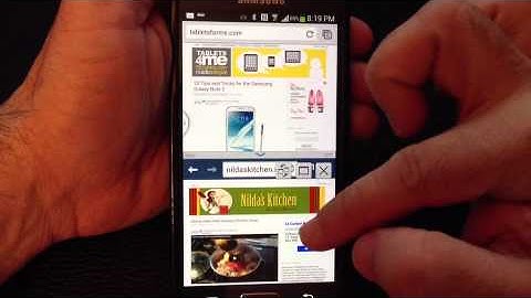 Samsung Galaxy S4 Tip 5: Multiwindow