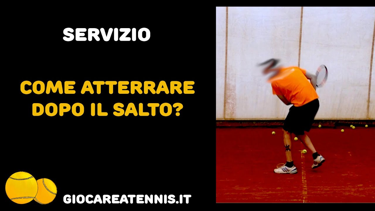 Servizio: come atterrare dopo il salto?