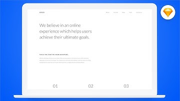 Design an E Commerce Website in Sketch Tutorial: About page UX 👉PART 4