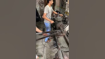 Amazing Lathe Techniques: Crafting Springs for Farm Machinery #SpringProduction #Metalworking #Diy