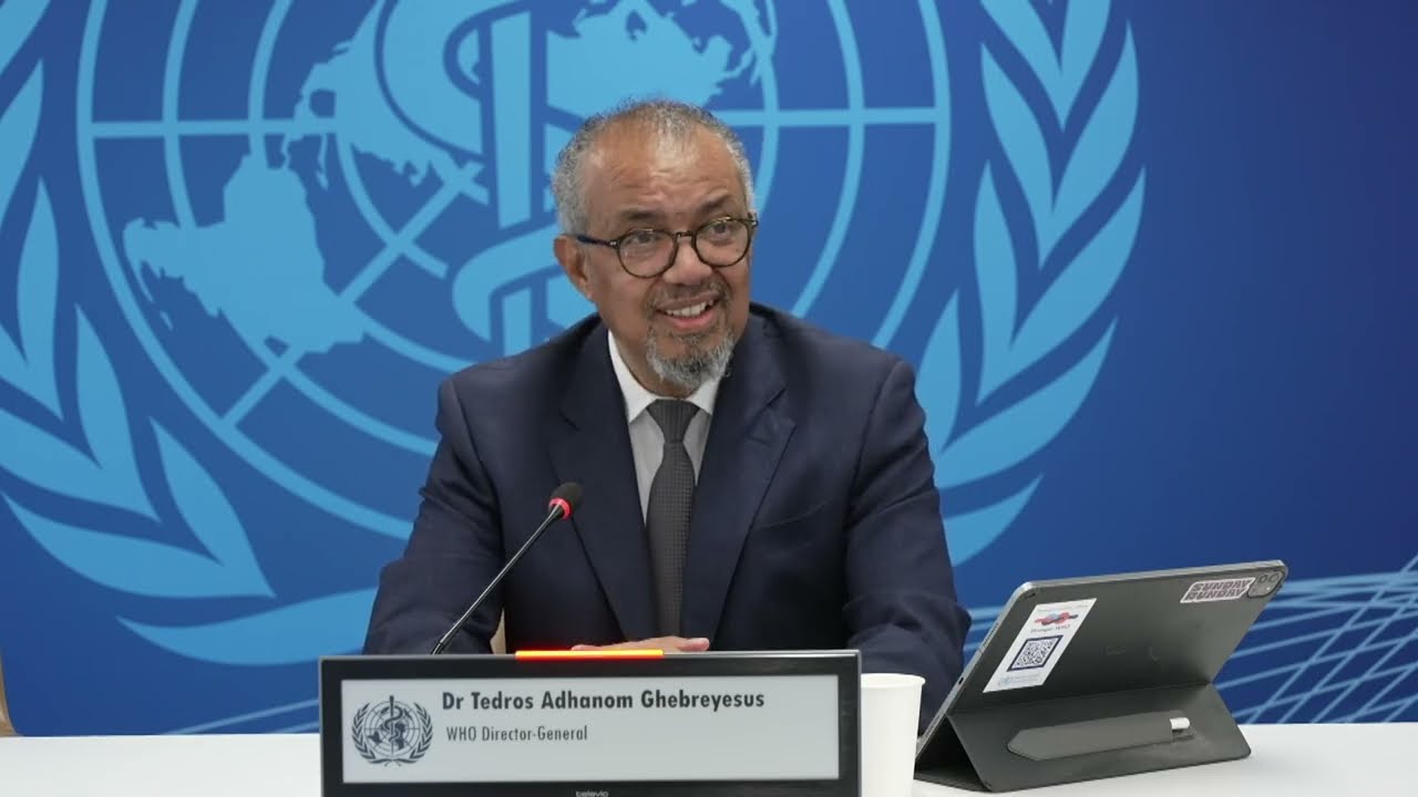 Media briefing on #Ebola and other global health issues with Dr Tedros