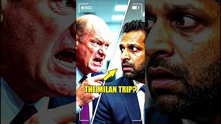 Chris Coons CORNERS Kash Patel — The Milan Olympics Cover Up!