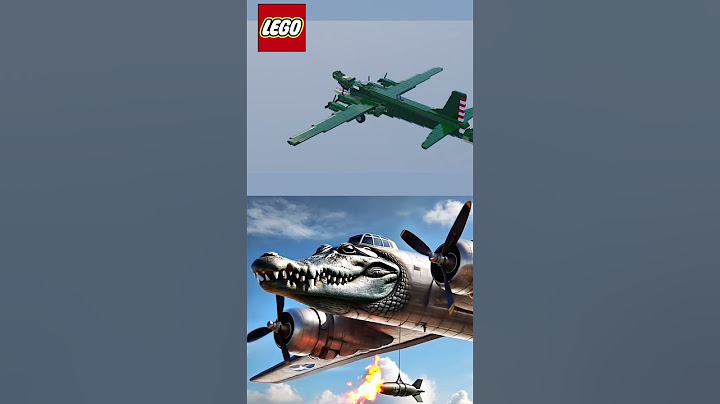 Building Bombardiro Crocodilo out of LEGO 🐊  #lego #tralalerotralala #bombardirocrocodilo