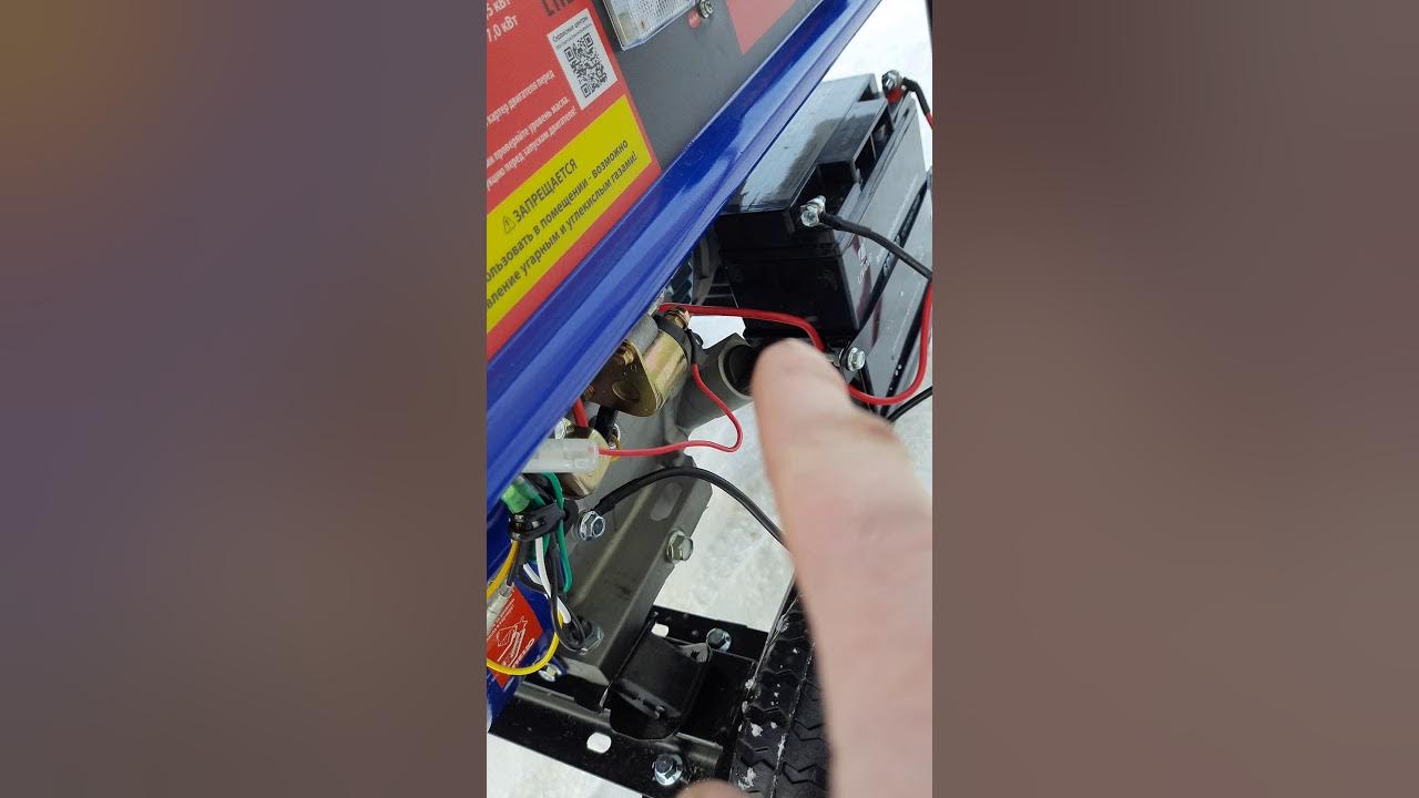 Генератор гибридный hg 8500 подключение аккумулятора