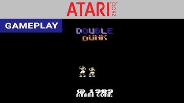 Double Dunk (Atari 2600) - Gameplay Clip [HD] | RetroGameUp