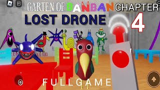 😍Garten of BanBan Lost DRONE Chapter4  Roblox Mascot horror FullGameplay Walkthrough#Jameron