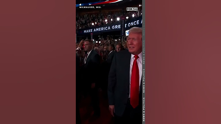 Trump arrives at RNC in first public appearance since assassination attempt