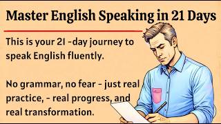 Master English Speaking in 21 Days || Easy Tips to Speak English || Improve Your English Fluency ✅️