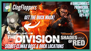 The Division 2 | Secret Climax Boss & Mask Duck Hunt Locations