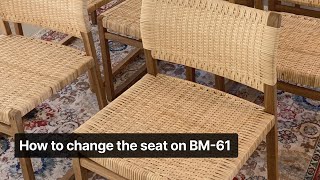 Download Lagu How to change the seat on BM-61 Chairs I Danish Weaving Course MP3