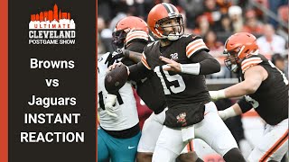 CLEVELAND BROWNS VS JACKSONVILLE JAGAURS INSTANT REACTION: Joe Flacco magic, David Njoku TDs & more