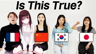 East Asian Women Are Surprised By Asian Stereotypes in Europe (France, Korea, Japan, China)