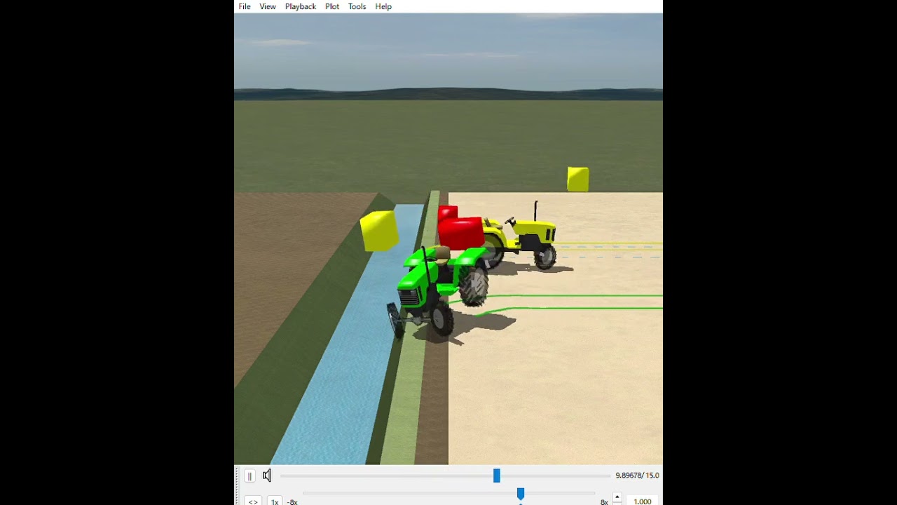 45HP 4WD BAISOKU Left- BK (Yellow) vs  2WD Left BK(Gren)