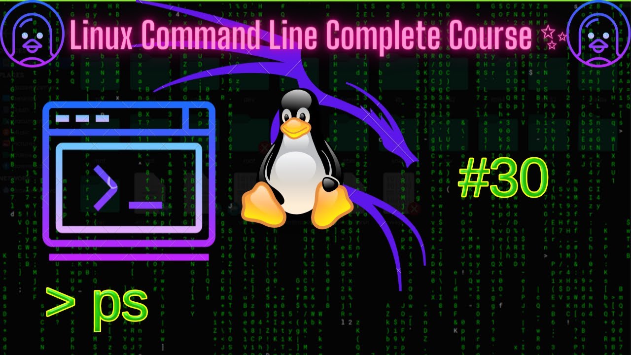ps command explained // Master Linux Command line #30 #linux - YouTube