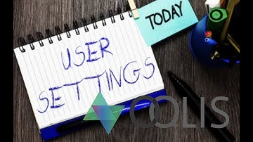 Tutorial 8: OQLIS System Settings explained