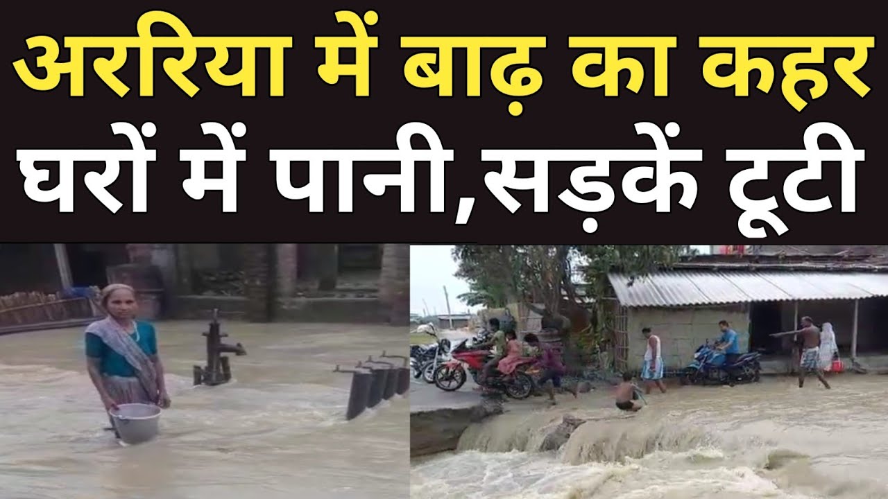 Bihar के Araria में बाढ़ | Flood in bihar |Bihar flood 2022 | Bihar me Badh | Seemanchal flood