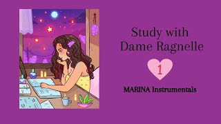 calming MARINA instrumentals for productivity // study with Dame Ragnelle #1