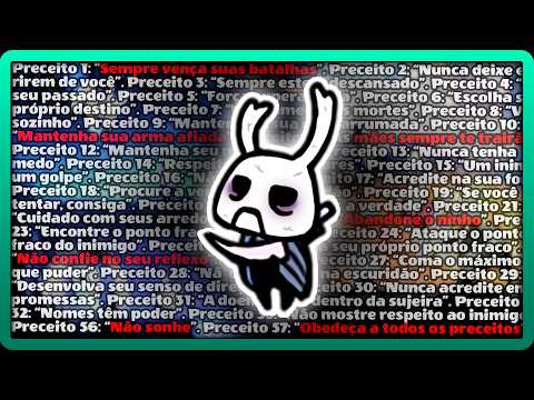 Hollow Knight, but I follow Zote’s 57 PRECEPTS…