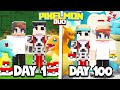 We Spent 100 Days Minecraft Pixelmon - Duo Modded Minecraft and Here's What Happened..