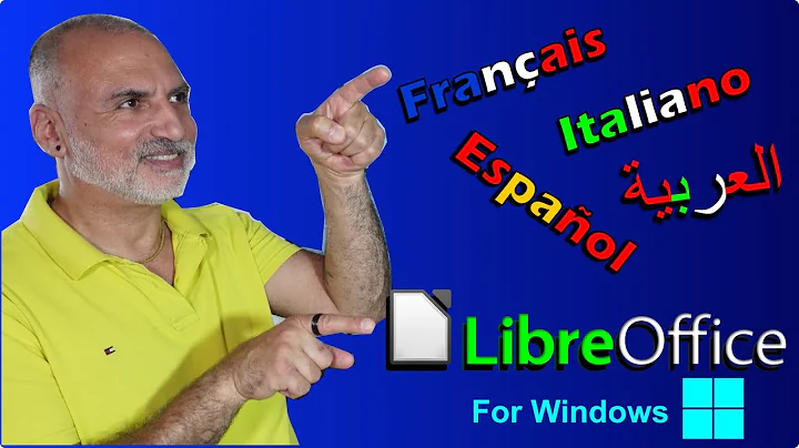 How to change the language of LibreOffice on Windows