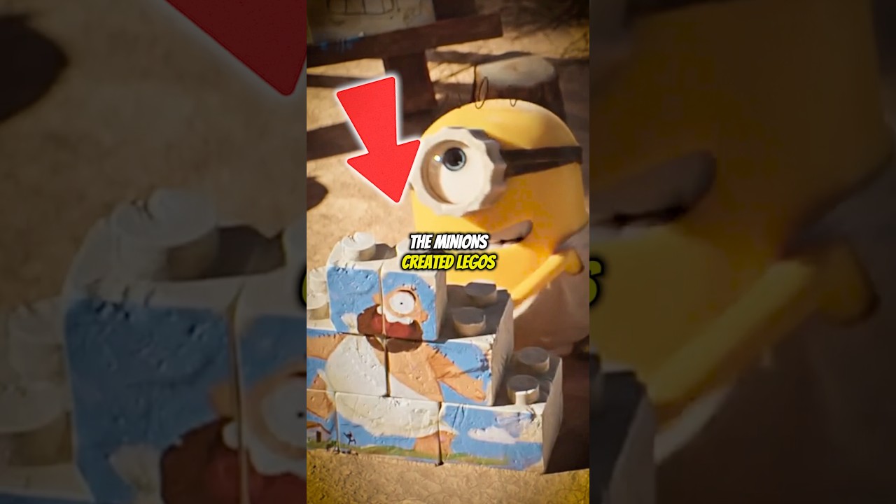 The Minions created LEGO?! #despicableme #minionsandmonsters #riseofgru #illumination #lego