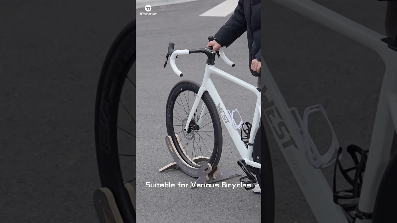 WEST BIKING Wooden Parking Rack