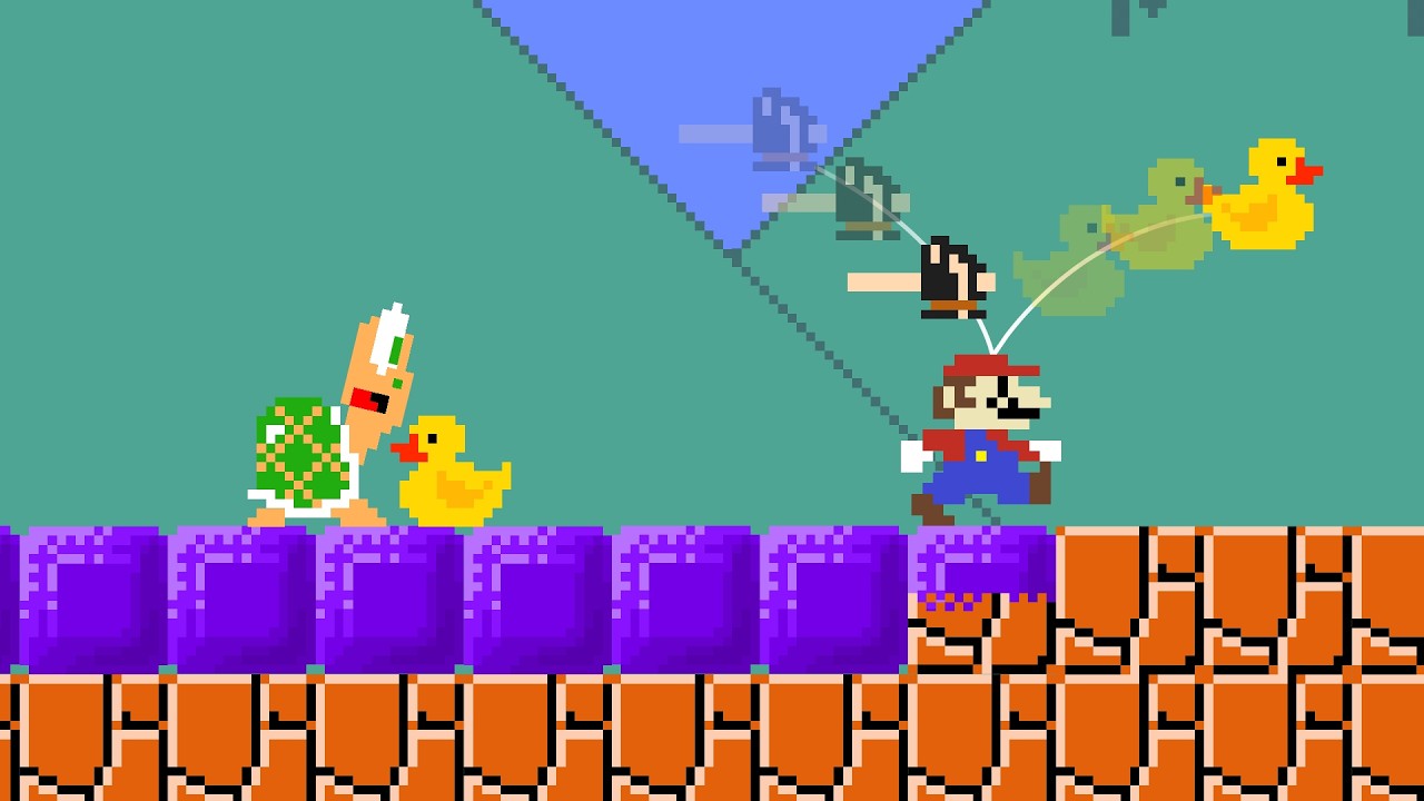 When everything Mario touches turns to BOUNCY RUBBER