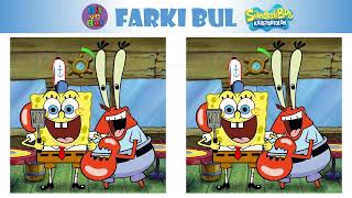 FARKI BUL: Sünger Bob ile iki resim arasındaki farkı bul screenshot 2