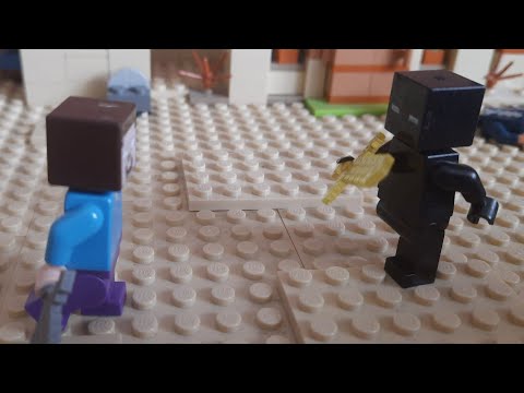 Herobrine vs Null (Lego minecraft stop-motion