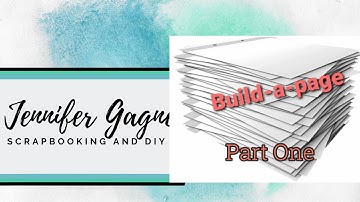 Build A Page July Part One: Building My Page Kits! [Scrapbooking Page Kits]