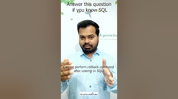Can we perform rollback after commit command in SQL | SoftwaretestingbyMKT | SQL interview questions