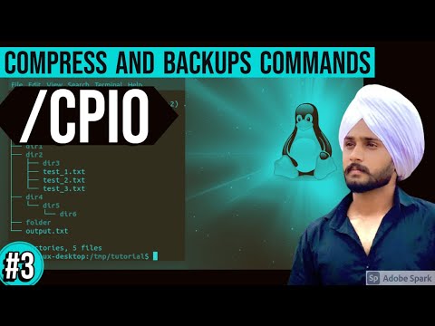 cpio Command In Linux In Hindi | Linux File Backing and Compress | Linux Commands | class #3