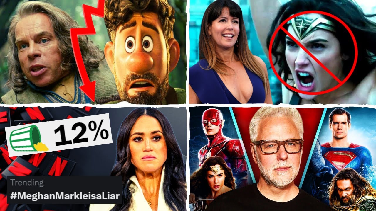 Meghan Markle Netflix Series DESTROYED, James Gunn DC Reboot, Wonder Woman CANCELLD, Disney Disaster