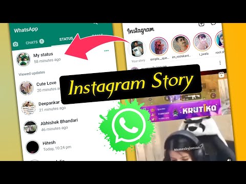Share Instagram Story To WhatsApp Status - How to do it