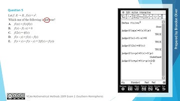 VCAA Mathematical Methods 2009 Exam 2 - MC Question 5