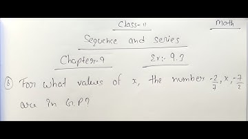 Class 11 ll Chapter Sequences and Series Ex :- 9.3 ll Question no.6 Answer.