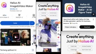 Review Aplikasi Hailuo AI, Hailuo AI app image and Video maker - AI 3D Figure Trend