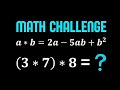 Solve (3 * 7) * 8 | Binary Operation Puzzle