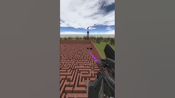 Destroying Siren Head in Big Maze Nextbot Gmod