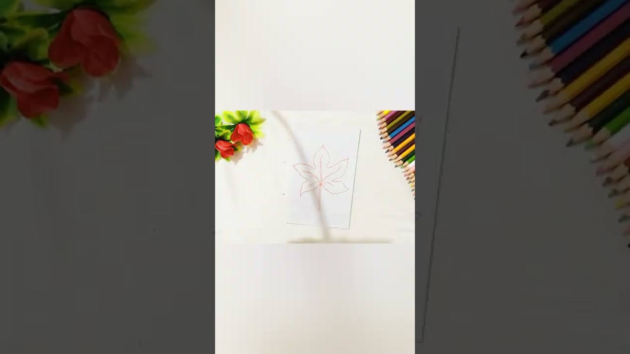 How to draw Autumn Leaf for Beginners 