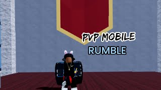 PVP DE RUMBLE NO BLOX FRUIT | MOBILE