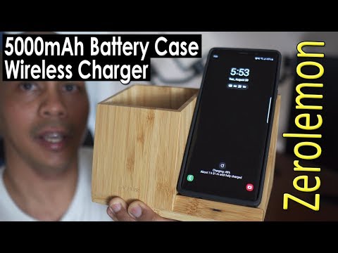 Samsung Note 9 5000mAh Battery Case Wireless Charging (ZEROLEMON) [4K] 60fps