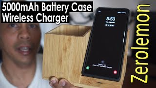 Samsung Note 9 5000mAh Battery Case Wireless Charging (ZEROLEMON) [4K] 60fps