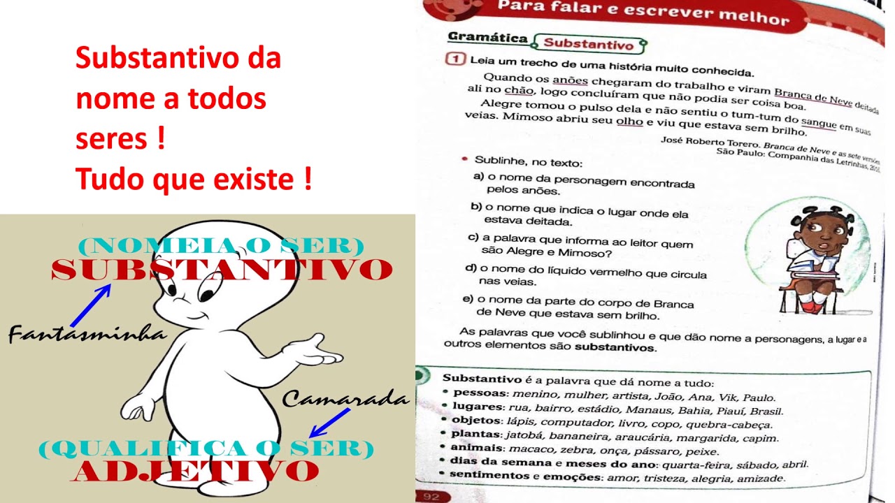 Qual A Diferença Entre Substantivo E Adjetivo