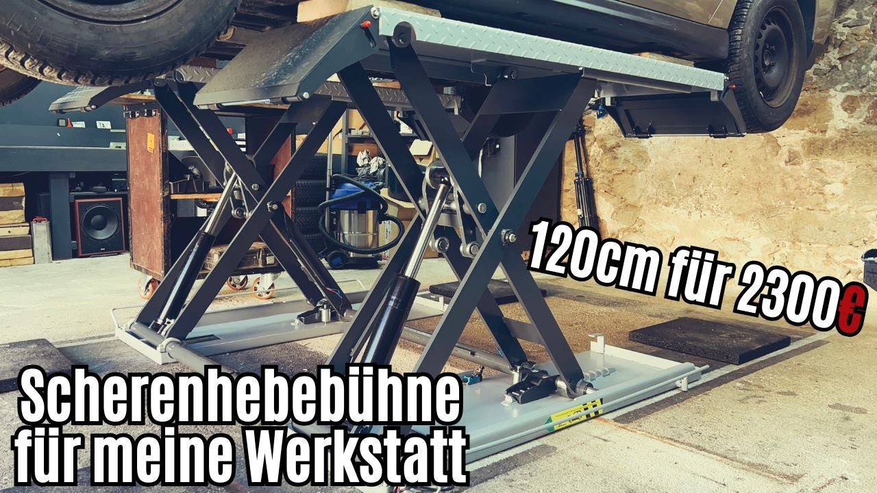 Scherenhebebühne mit 120cm Hubhöhe 3,5t