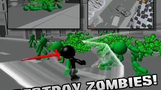 Stickman Killing Zombie 3D / Android Gameplay HD screenshot 1