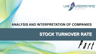 ANALYSIS AND INTERPRETATION OF COMPANIES  - 2  STOCK TURNOVER RATE