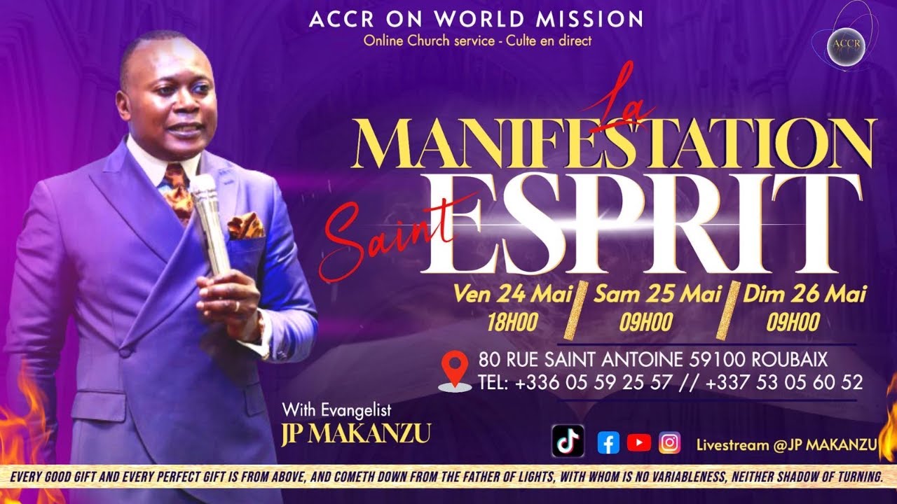 LA MANIFESTATION DU SAINTESPRIT JOUR 1 JP MAKANZU VENDREDI 24